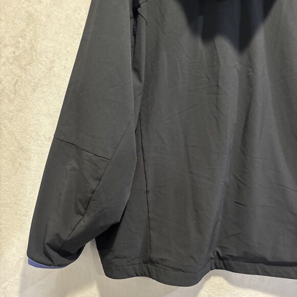 Under Armour Windbreaker Storm Hoodie Mesh Lined Black Mens XXL Outdoor Full Zip - Picture 12 of 16